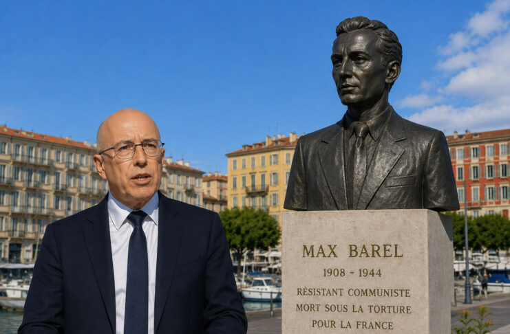 NICE – Éric Ciotti valide l’installation d’une statue en hommage au résistant communiste Max Barel